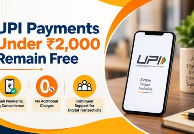 UPI Payments Under ₹2,000 Remain Free UPI Payments Under ₹2,000 Remain Free