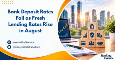 Bank Deposit Rates Fall as Fresh Lending Rates Rise in August